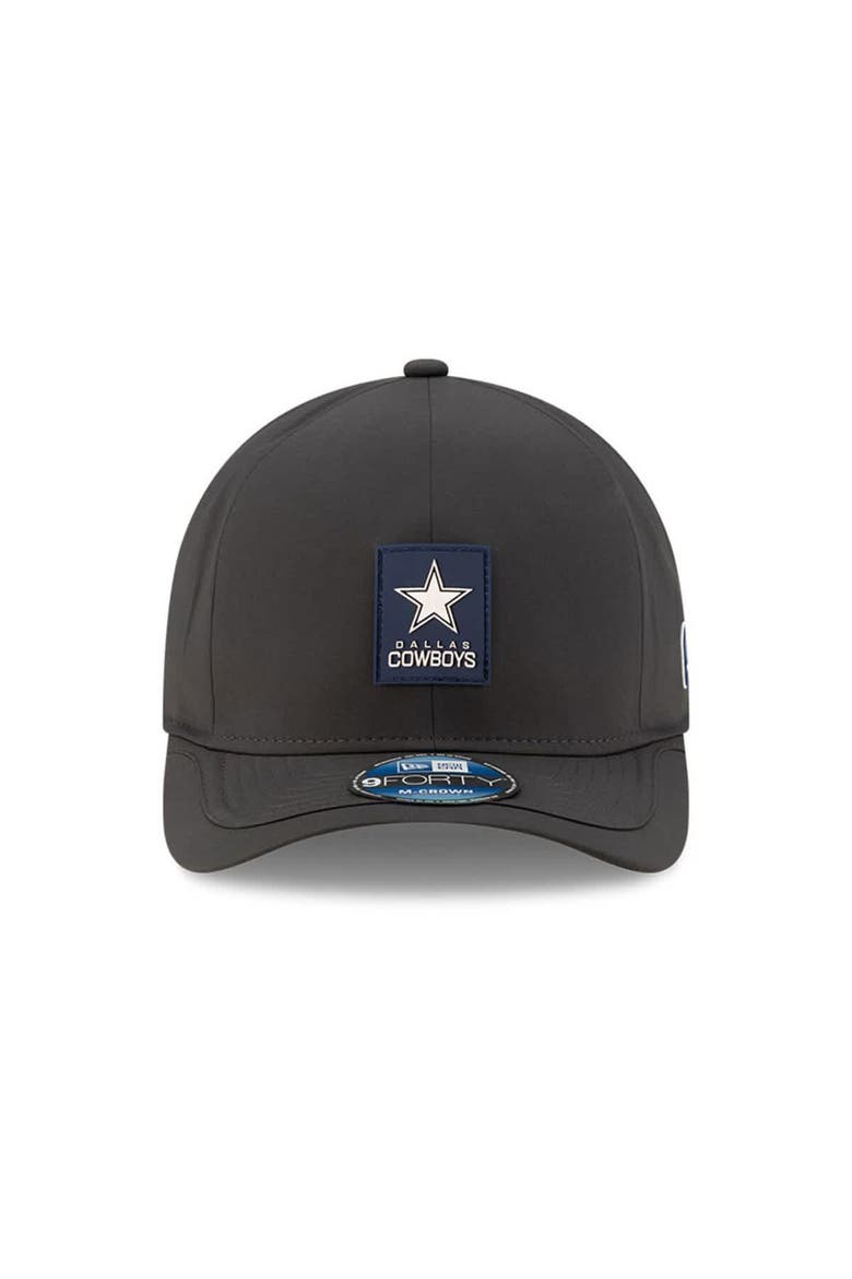 Men's New Era Charcoal Dallas Cowboys 2025 Sideline Cold Weather 9FORTY M-Crown Adjustable Hat, Alternate, color, Charcoal