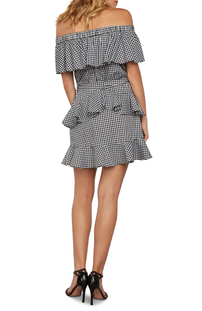 Willow & Clay Gingham Off the Shoulder Dress, Alternate, color, 