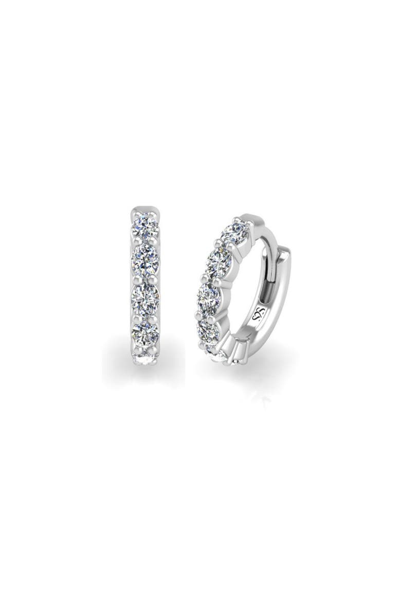 The Big-O Hoops, Main, color, White Gold