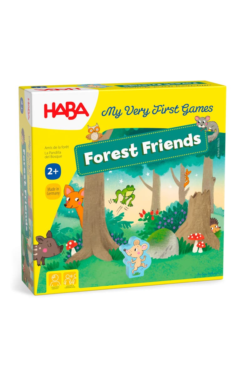 HABA My Very First Games Forest Friends - 3D Matching & Memory Kids Games for Toddlers, Ages 2+, Toddler Learning Toys, Made in Germany, Main, color, Multi