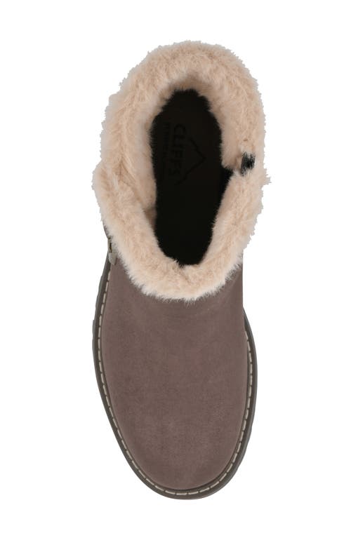 Cliffs By White Mountain Marvin Faux Fur Lined Bootie In Brown