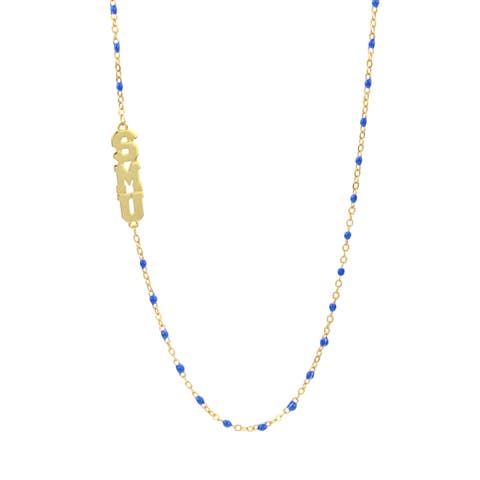 Southern Methodist University Side Necklace