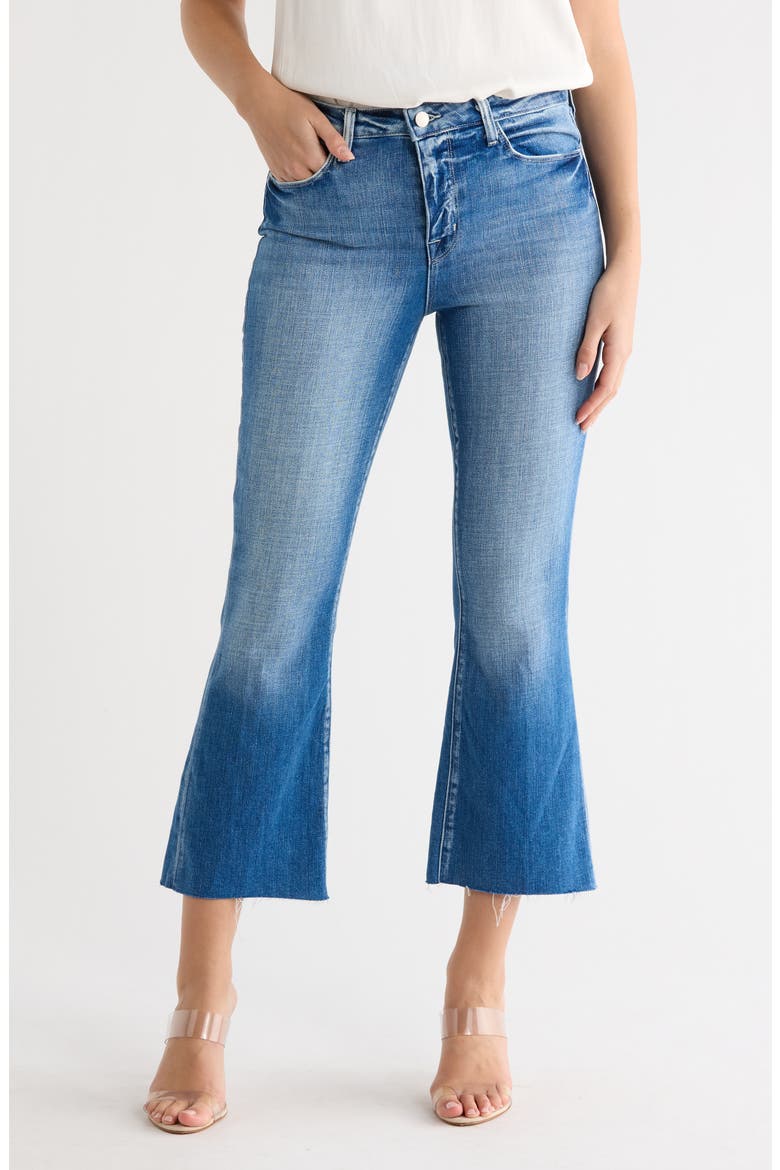 Kendra High Waist Crop Flare Jeans, Main, color, BALBOA