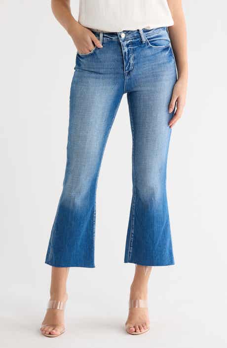 L'AGENCE Kendra High Waist Crop Flare Jeans