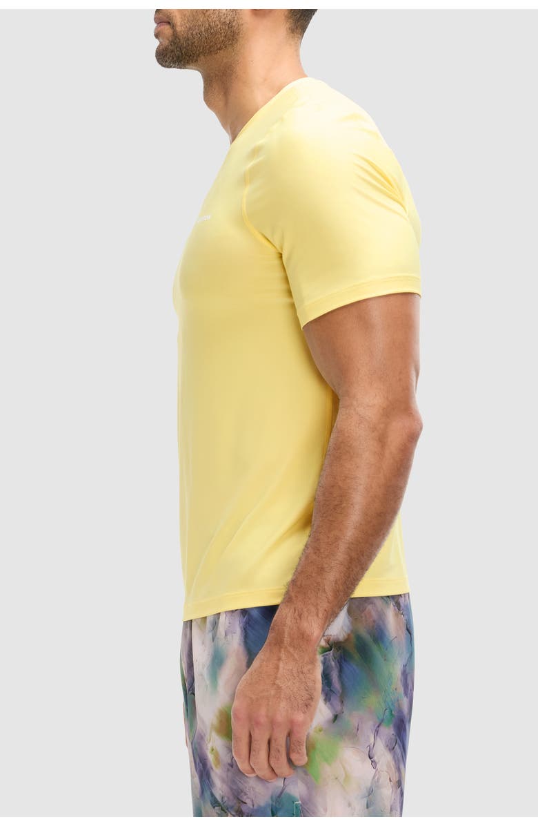 Peloton Performance Short Sleeve, Alternate, color, Pale Banana