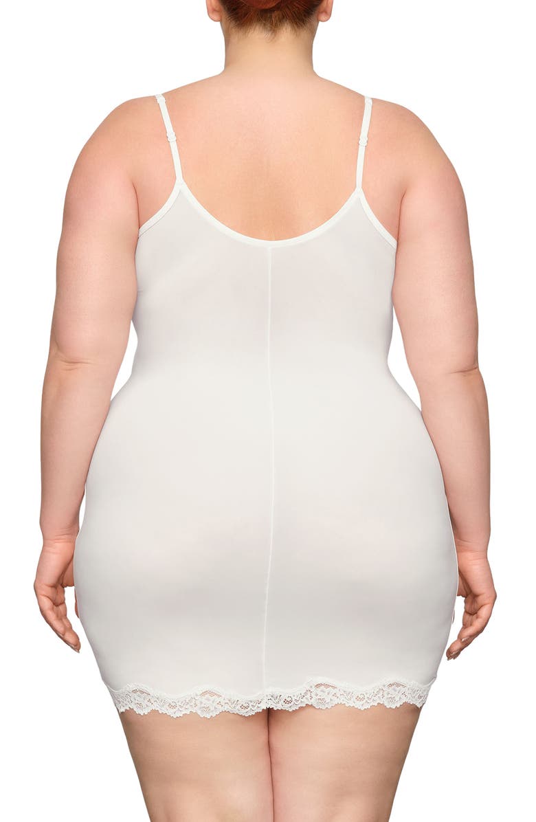 SKIMS Fits Everybody Lace Slipdress, Alternate, color, Marble