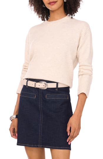 Vince Camuto Relaxed Fit Sweater In Gold