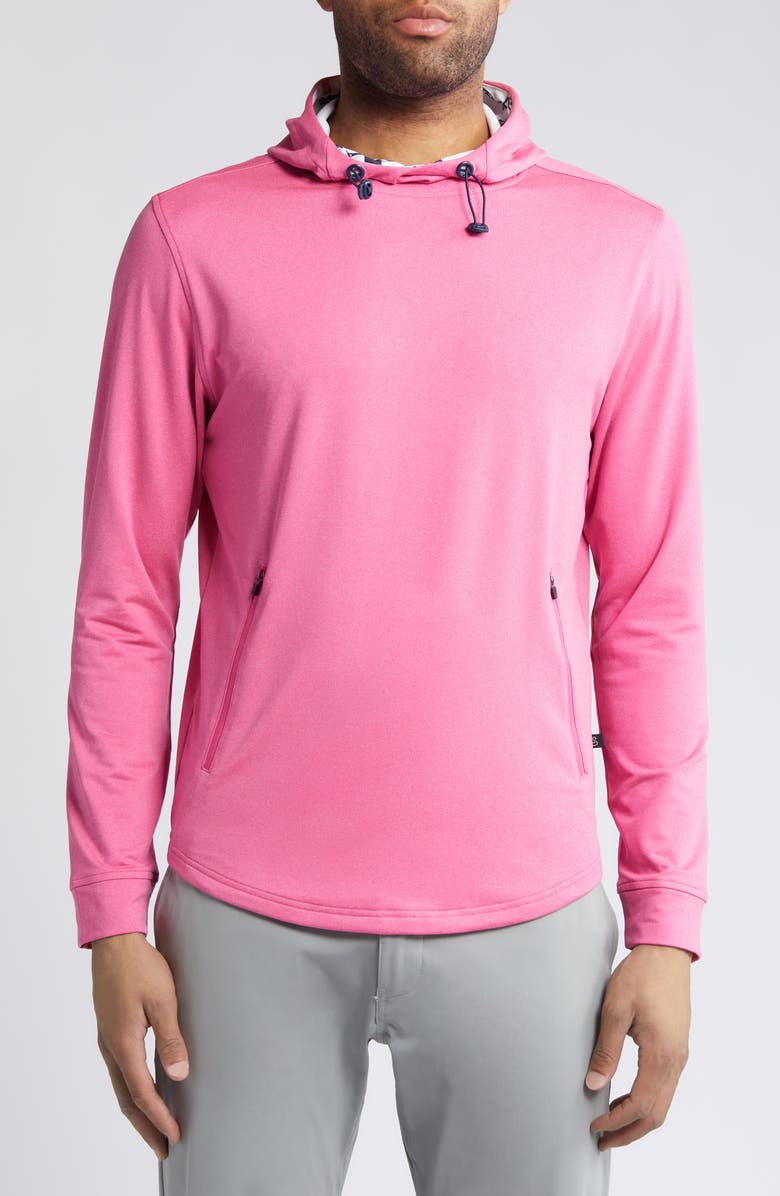 Swannies Ivy Golf Hoodie, Main, color, Watermelon