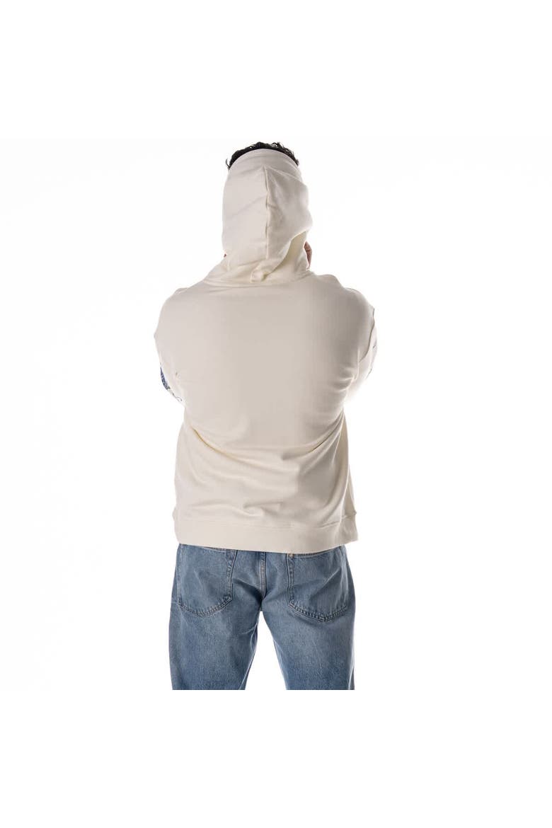 Unisex The Wild Collective  White Dallas Cowboys Stacked Graphic Sleeve Fleece Hoodie, Alternate, color, White