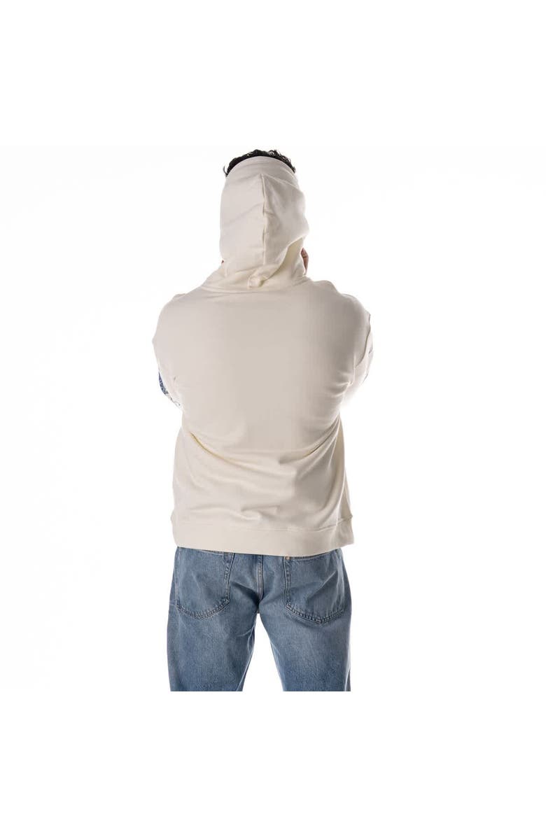 THE WILD COLLECTIVE Unisex The Wild Collective  White Dallas Cowboys Stacked Graphic Sleeve Fleece Hoodie, Alternate, color, White