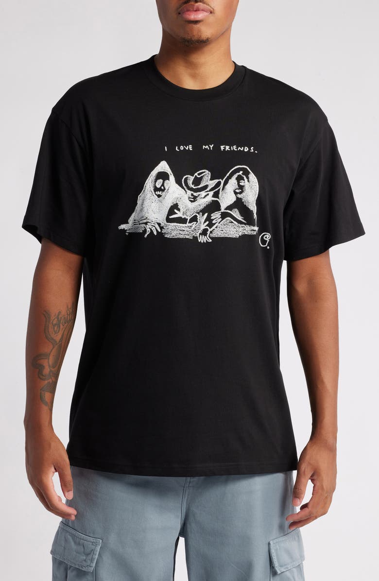 Carhartt Work In Progress Pepe Friends Organic Cotton Graphic T-Shirt, Main, color,