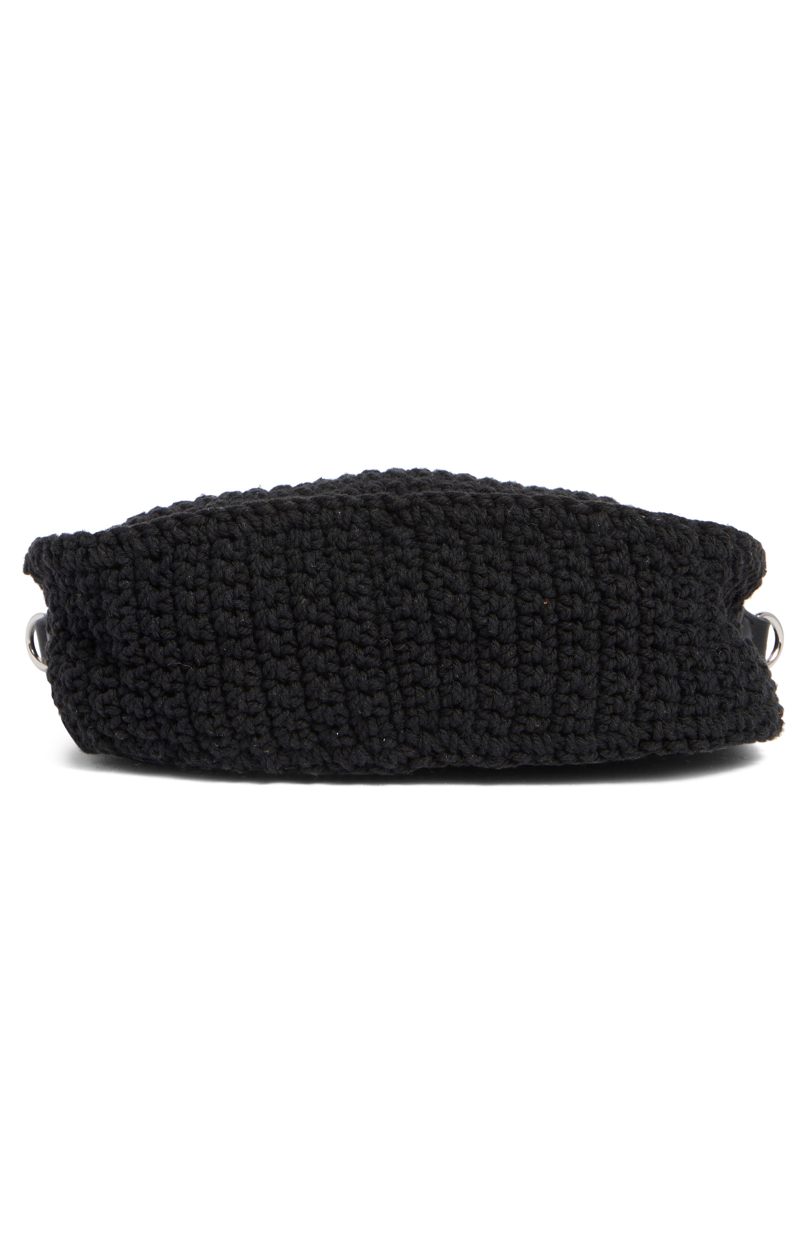 The Woven Mini Hobo Bag-Beige main image 0