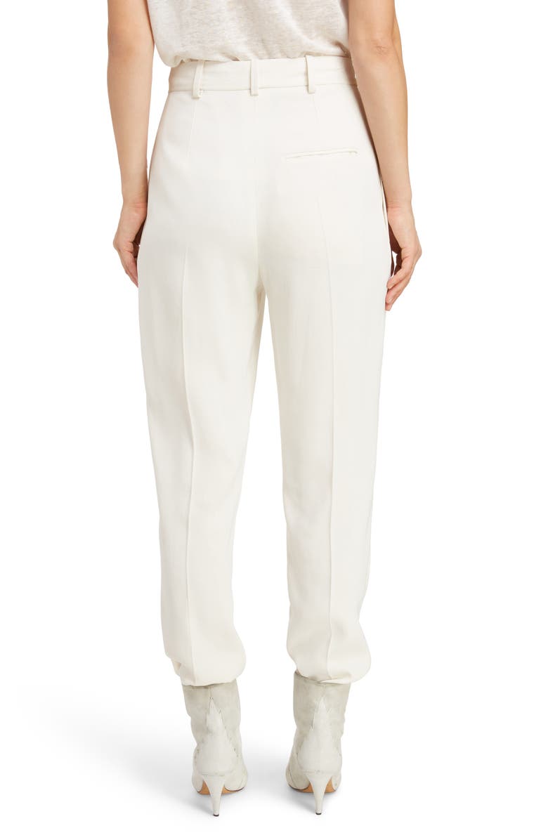 Isabel Marant Poyd Pleat Front Pants, Alternate, color, 