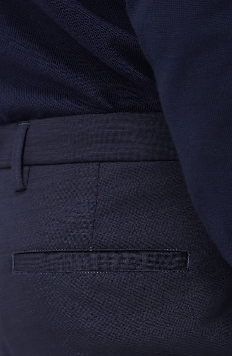 Bugatchi Slim Fit Stretch Chino Pants, Alternate, color, Navy