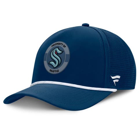 Men's Fanatics Deep Sea Blue Seattle Kraken Authentic Pro Rink Adjustable Hat