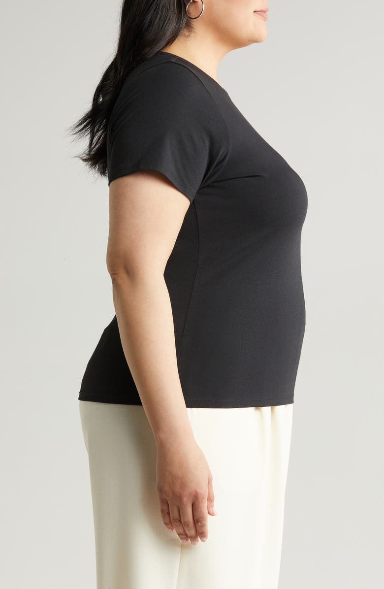 Nordstrom Crewneck T-Shirt, Alternate, color, Black