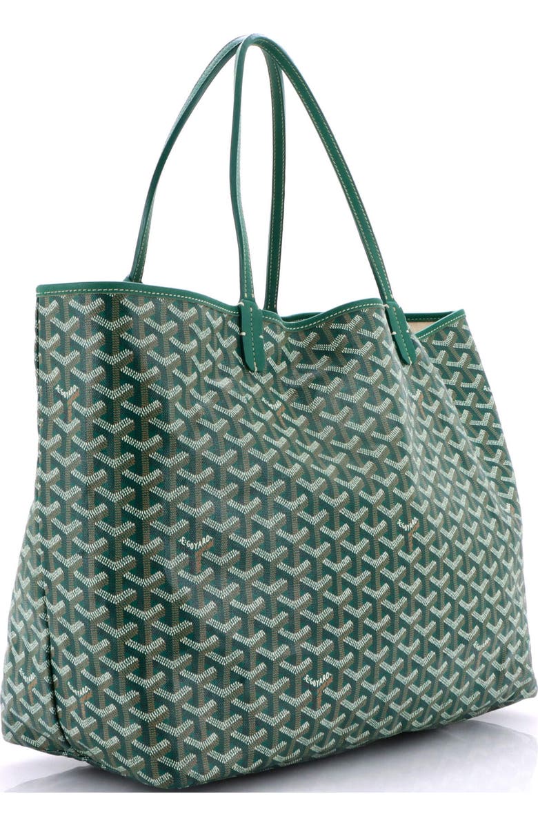 Pre-Owned Goyard Saint Louis Tote Claire Voie Coated Canvas GM, Alternate, color, Green