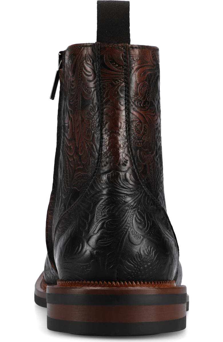 TAFT Men's Lewis Side-zip Boot, Alternate, color, Brown Floral