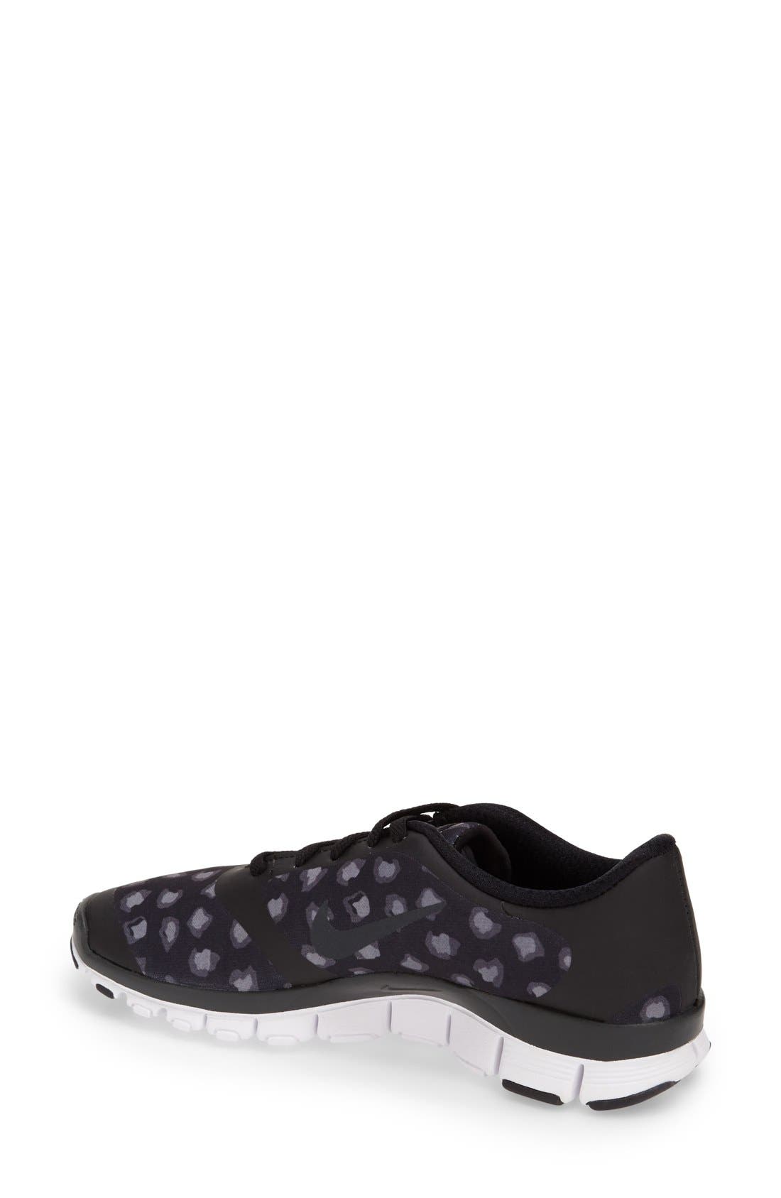 'Free 5.0 V4' Running Shoe, Alternate, color, BLACK/ GREY/ WHITE