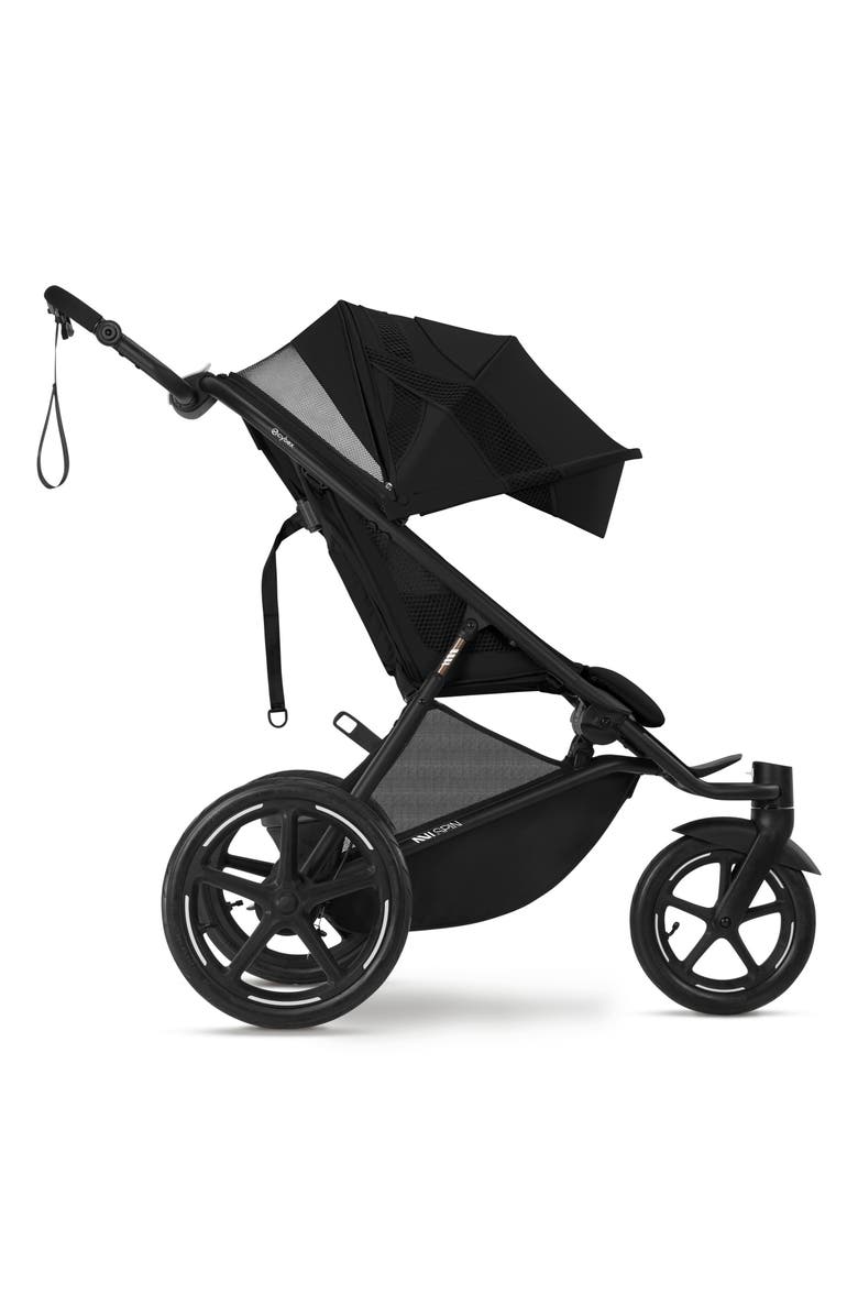 CYBEX Avi Spin Jogging Stroller, Alternate, color, Moon Black