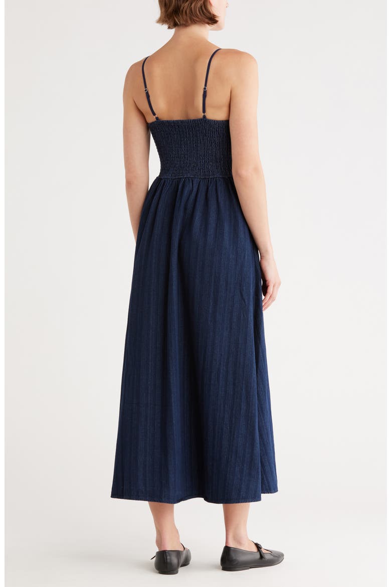 fit and flare denim midi dress for women Buy Sosandar Blue Fit & Flare Buckle Detail Denim Midi Dress from Next USA