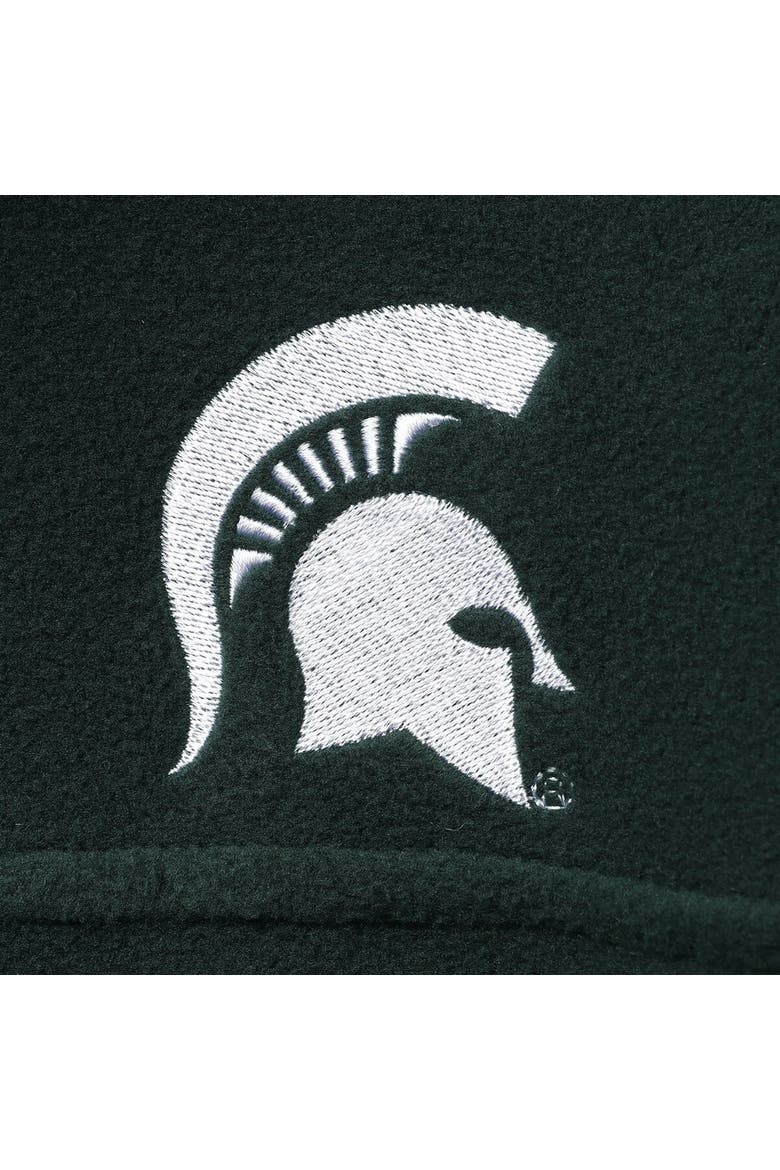 Men's Columbia Green Michigan State Spartans Flanker III Fleece Team Full-Zip Jacket, Alternate, color, Green