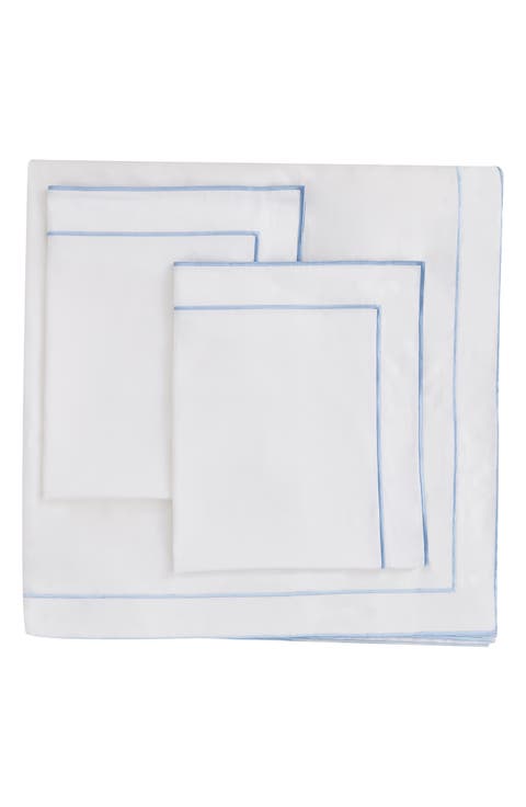 Framed Embroidered Duvet & Sham Set