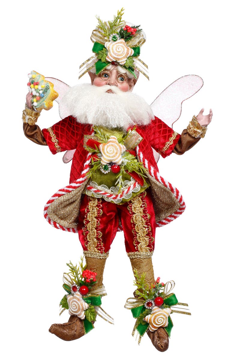 Mark Roberts Gingerbread Fairy, Small, Main, color, Red