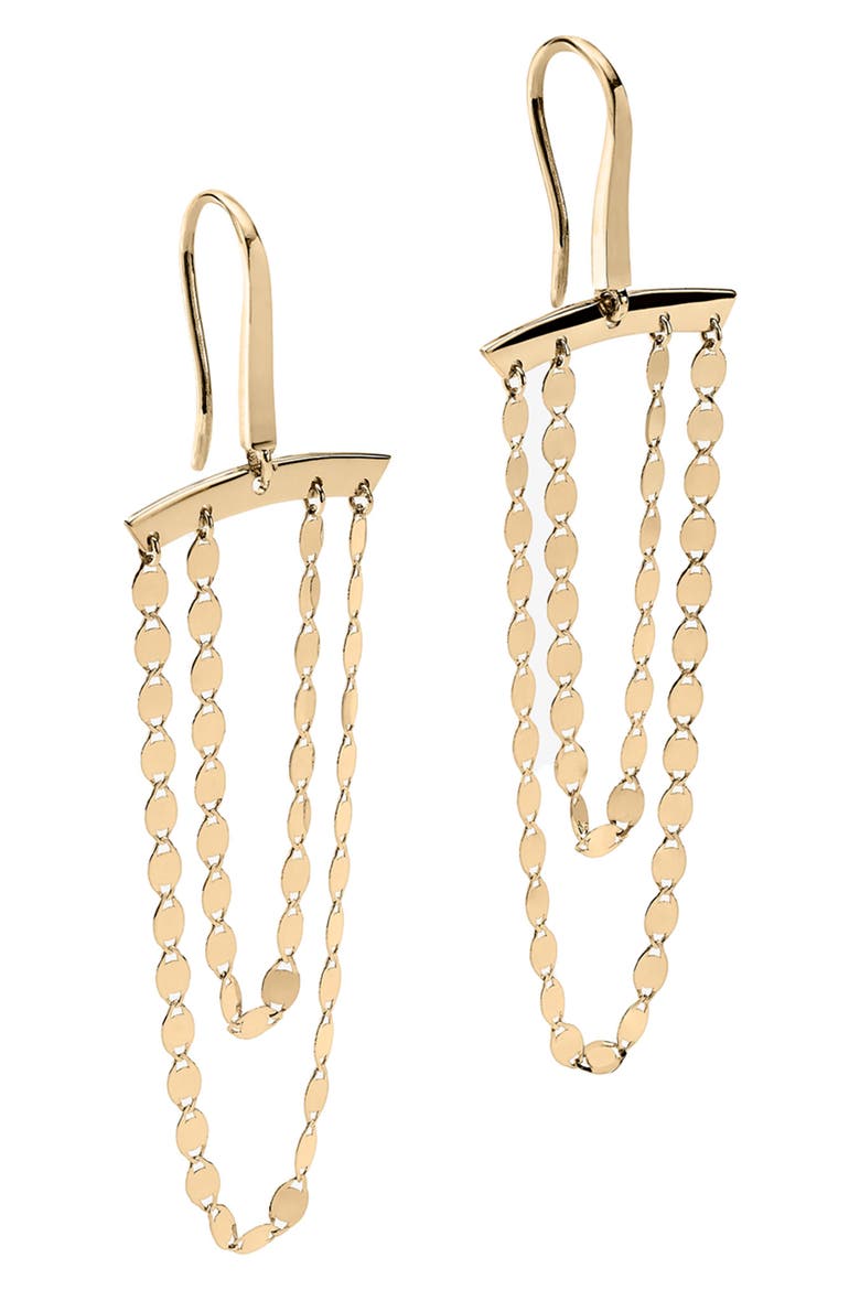 Cascade Drop Earrings, Alternate, color, YELLOW
