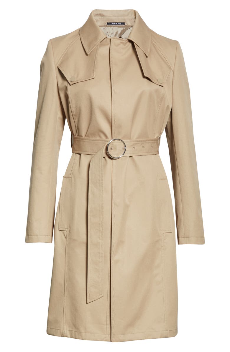 Maison Margiela Cotton Canvas Belted Trench Coat, Alternate, color,