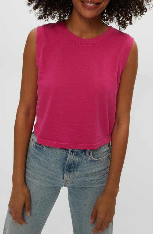 MICHAEL STARS MICHAEL STARS JOHNNIE CREWNECK COTTON TANK 