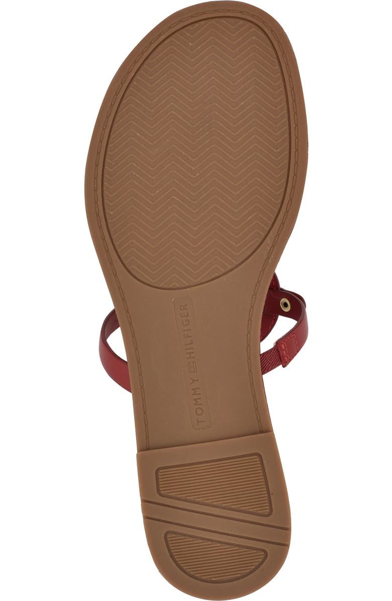 Tommy Hilfiger Litzy Flip Flop, Alternate, color, Dark Red