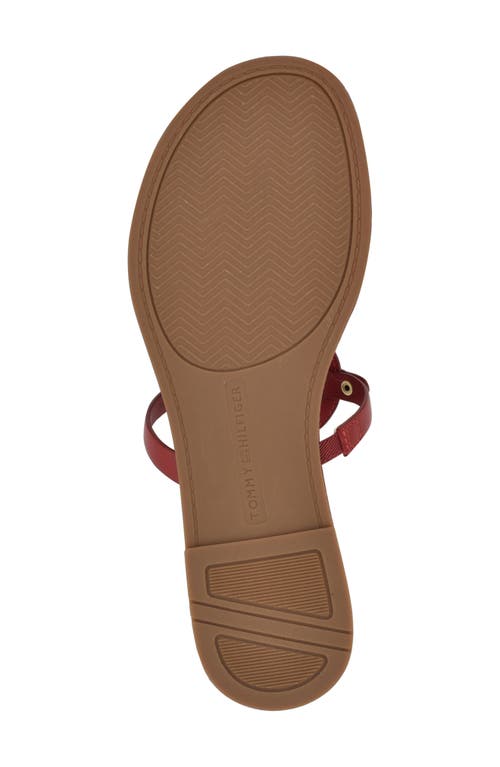Tommy Hilfiger Litzy Flip Flop In Red