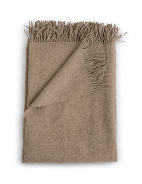 Evangeline 100% Baby Alpaca Throws In Brown