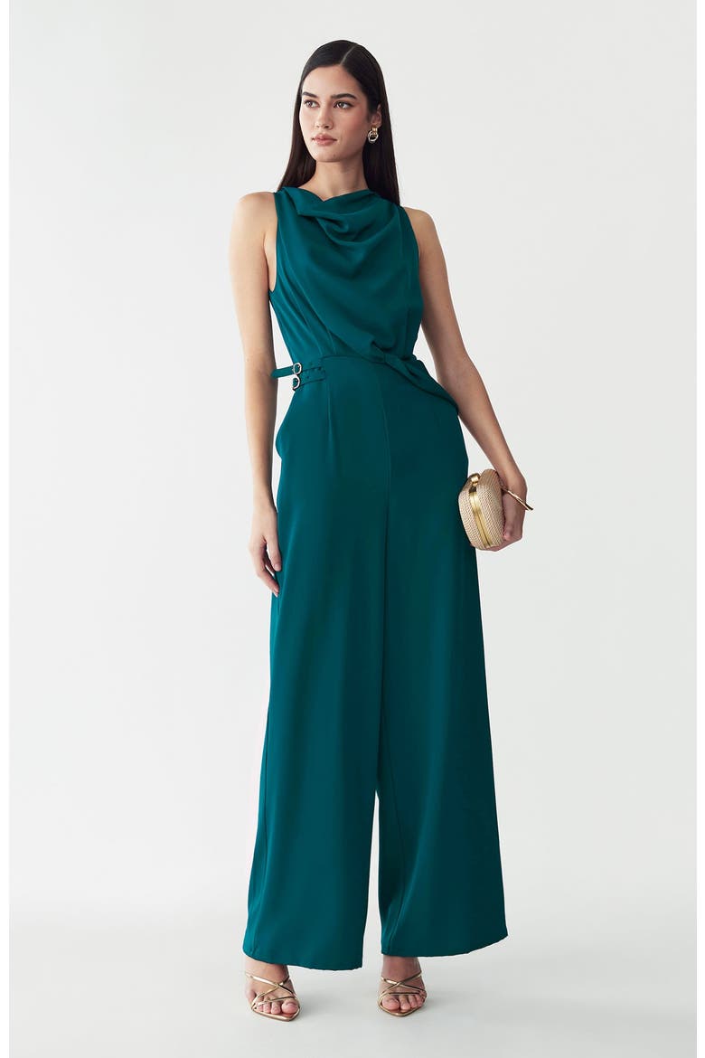 Dalia Jumpsuit, Alternate, color, TEAL