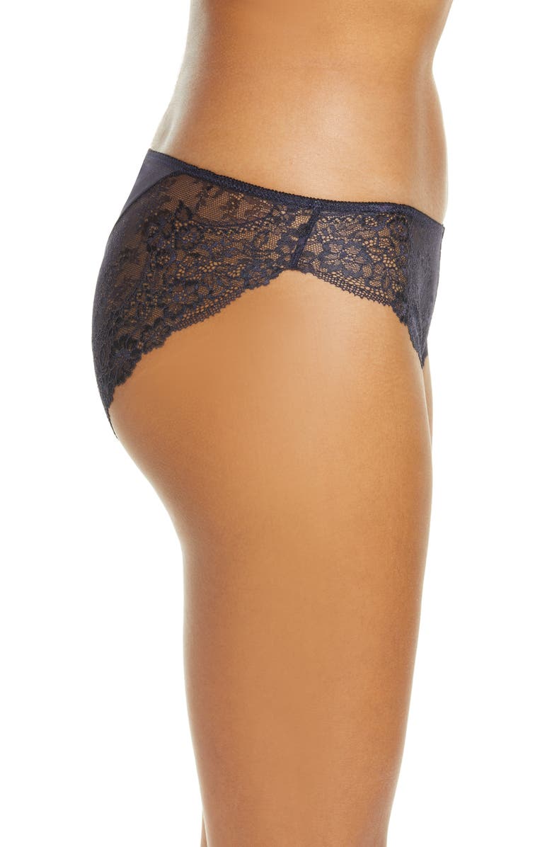 Wacoal Level Up Lace Bikini, Alternate, color, 