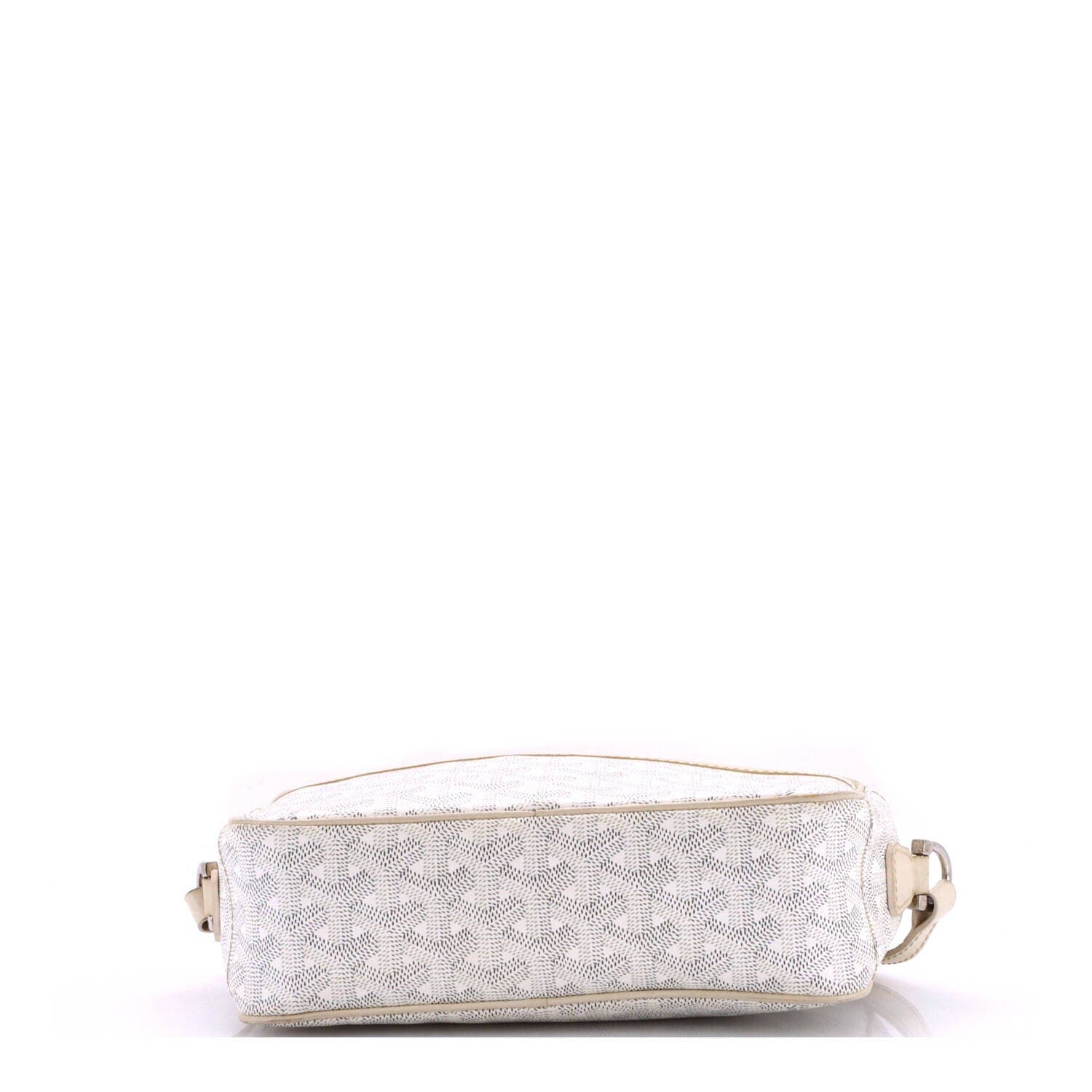 Cap Vert Bag Coated Canvas, Alternate, color, White