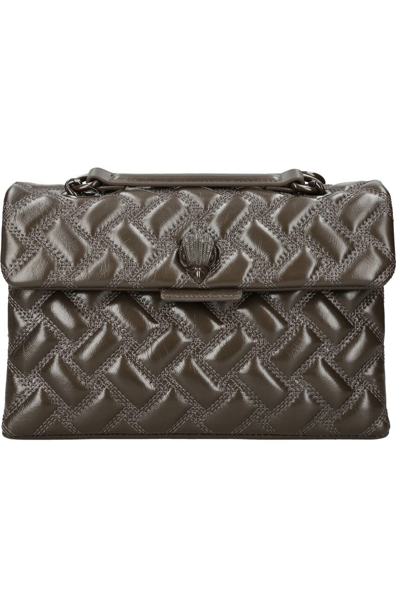 Kurt Geiger London Kensington Drench Quilted Leather Shoulder Bag, Main, color,