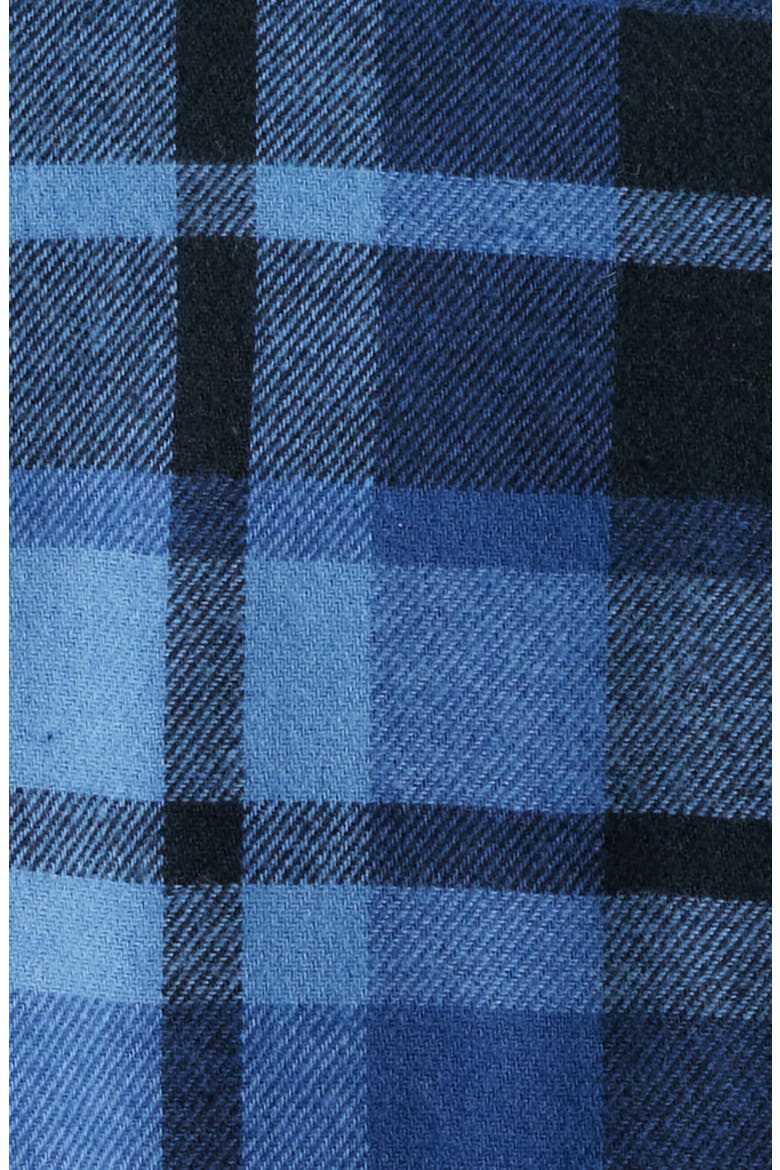 Time Out Flannel Robe, Alternate, color, BLUE