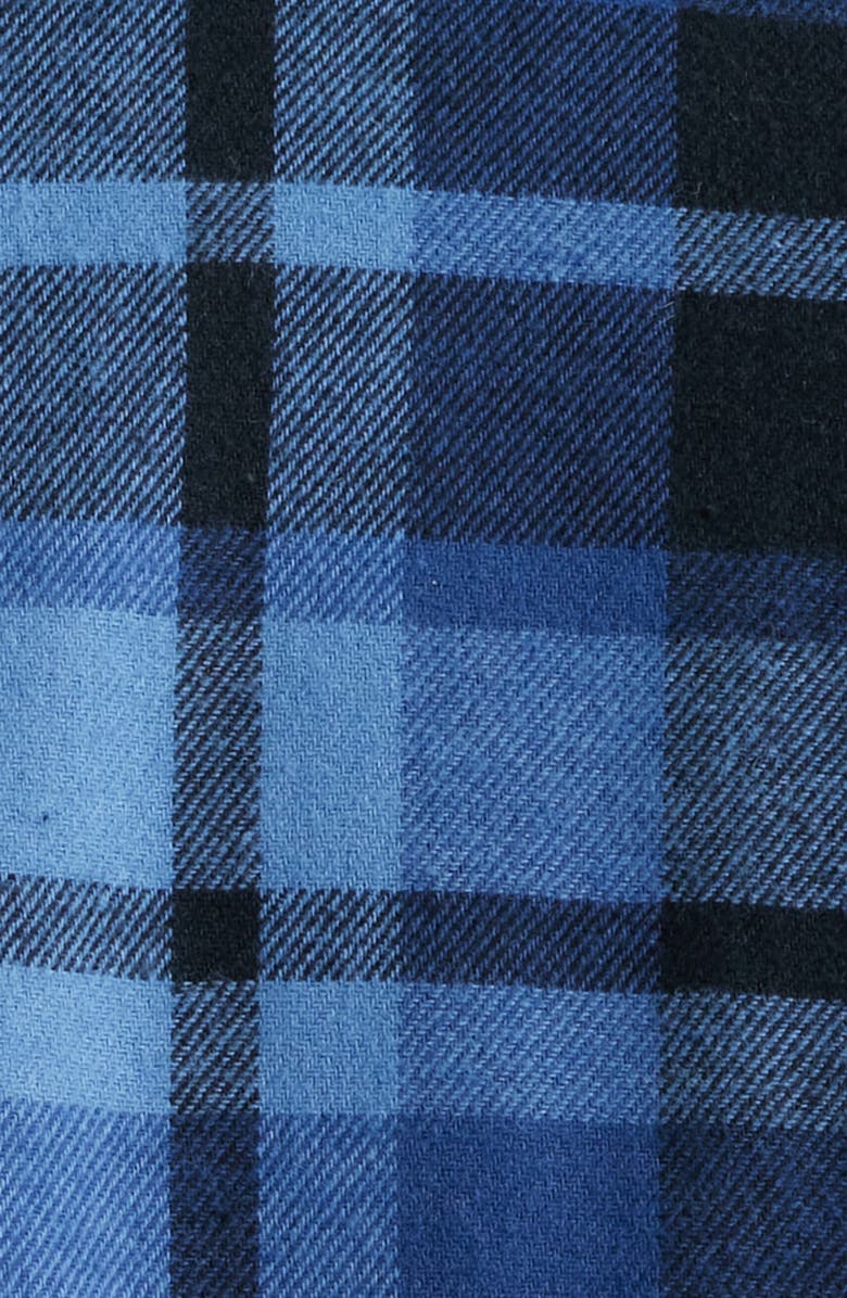 Majestic International Time Out Flannel Robe, Alternate, color, Blue