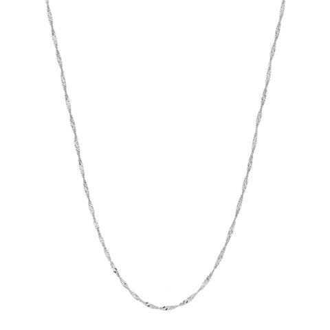 Sterling Silver Twisted Necklace