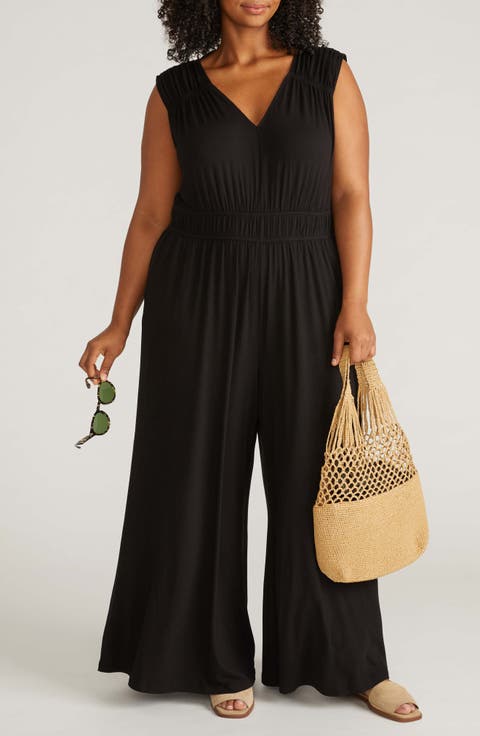 The Zoey Liquid Jersey Wide Leg Jumpsuit
