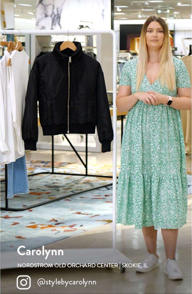 Crop Bomber Jacket, sales video thumbnail