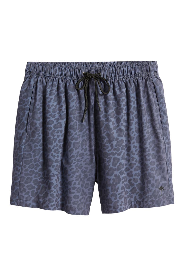 Leopard Active Hybrid Shorts, Alternate, color, BLACK