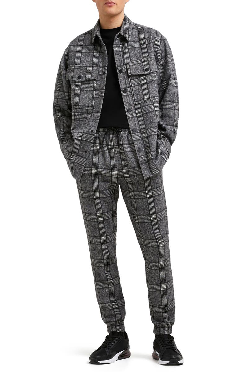 River Island Overshirt & Joggers Set, Main, color, 