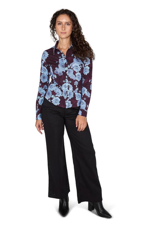 Stephanie Stretch Knit Shirt