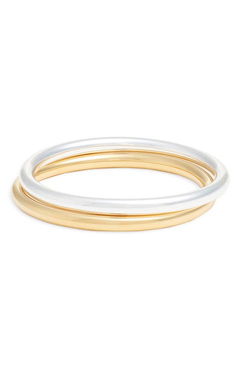 Demi Fine Set of 2 Bangles