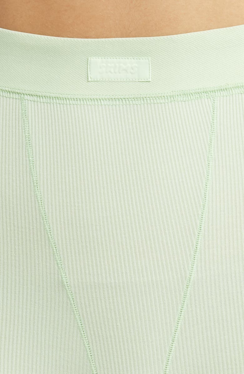 SKIMS Soft Lounge Rib Boxers, Alternate, color, Honeydew