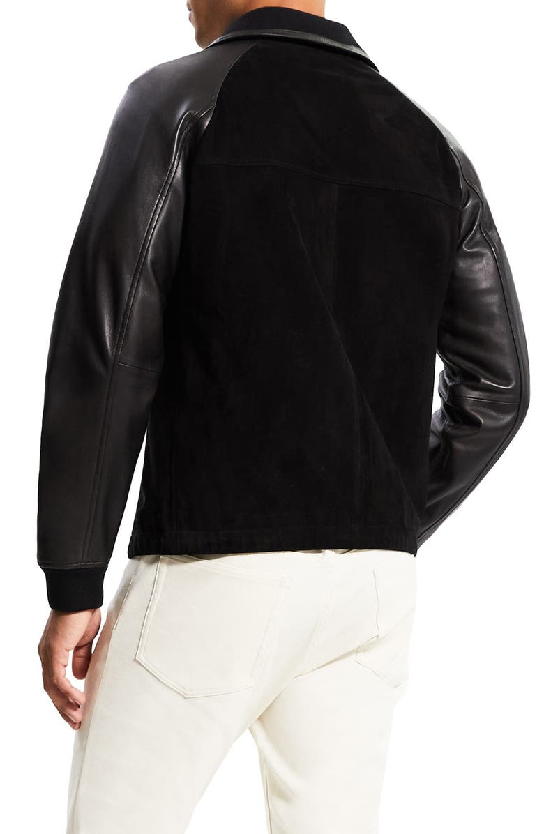 Theory Otis Reece Leather Jacket, Alternate, color, 