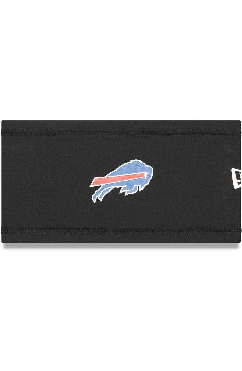 New Era Black Buffalo Bills Official Training Camp COOLERA Headband, Main, color,
